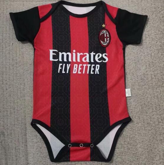 AC Milan Home Infant Soccer Jersey Kit 2020/21